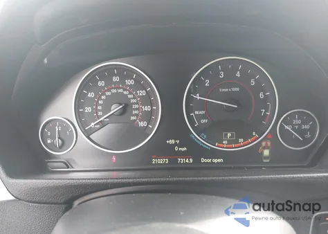 2015 BMW 328I from USA, damaged, VIN WBA3A5G52FNS89657